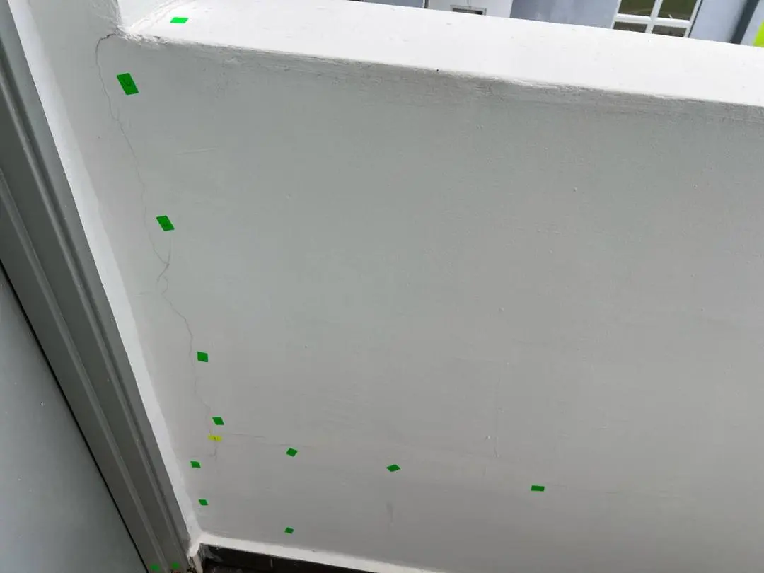 Example of a defect identified during inspection
